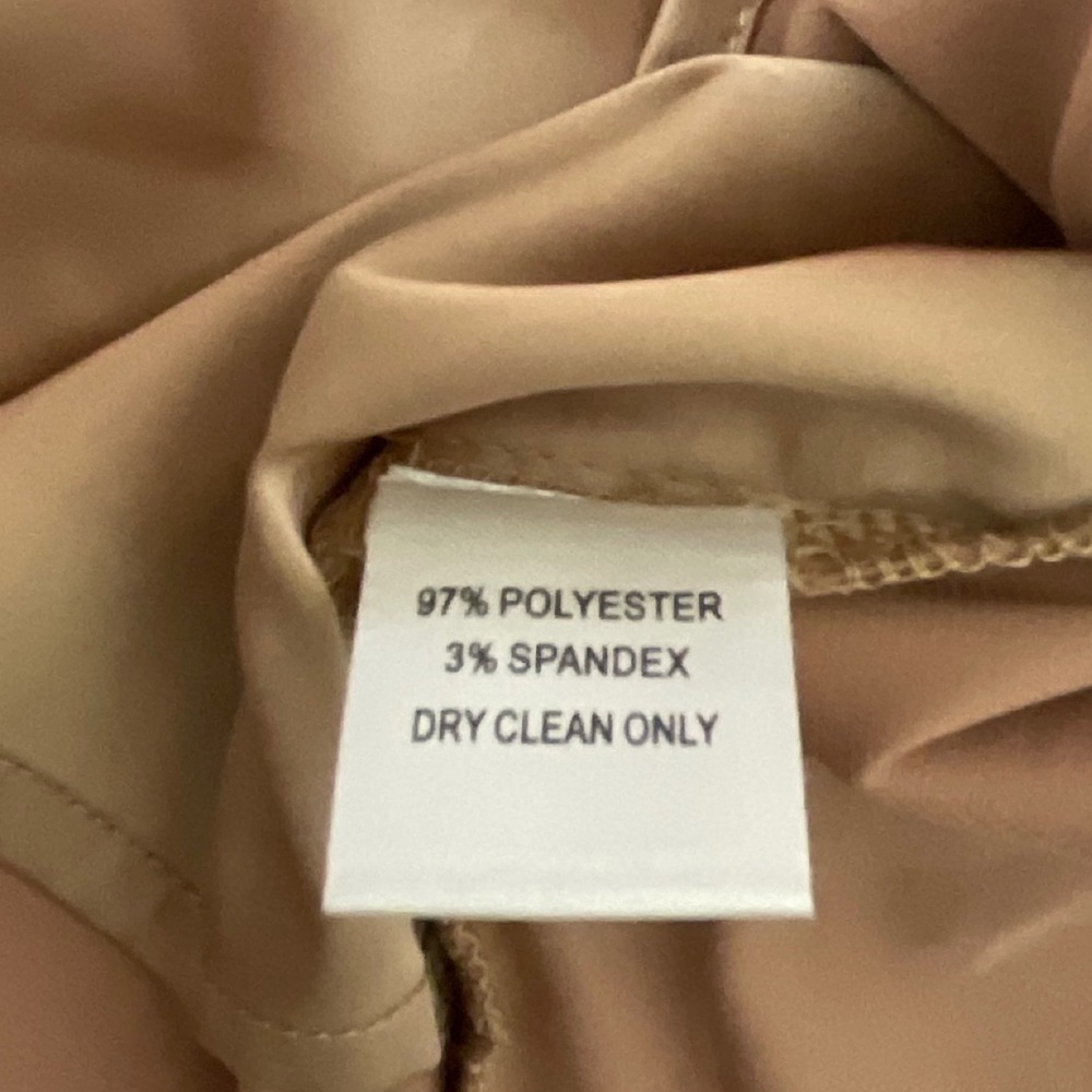 Cotton Candy LA Satin Wrap Dress Womens Small Rose Gold - Picture 7 of 11